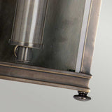 Georgian Elegance: Holborn Small Dark Bronze Lantern
