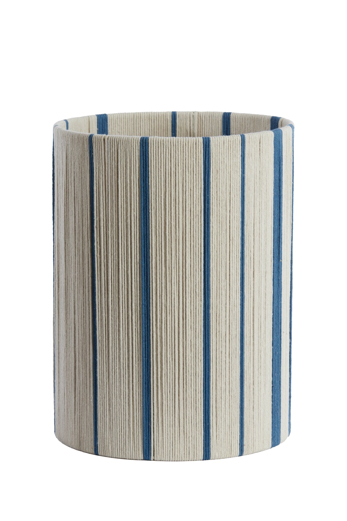 Cream and Blue Medan Shade Cylinder 30-30-40 cm