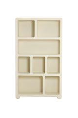 Elegant Nahua Beige Storage Cabinet 110x35x190 cm