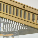 Holborn 2 Light Flush Brushed Brass