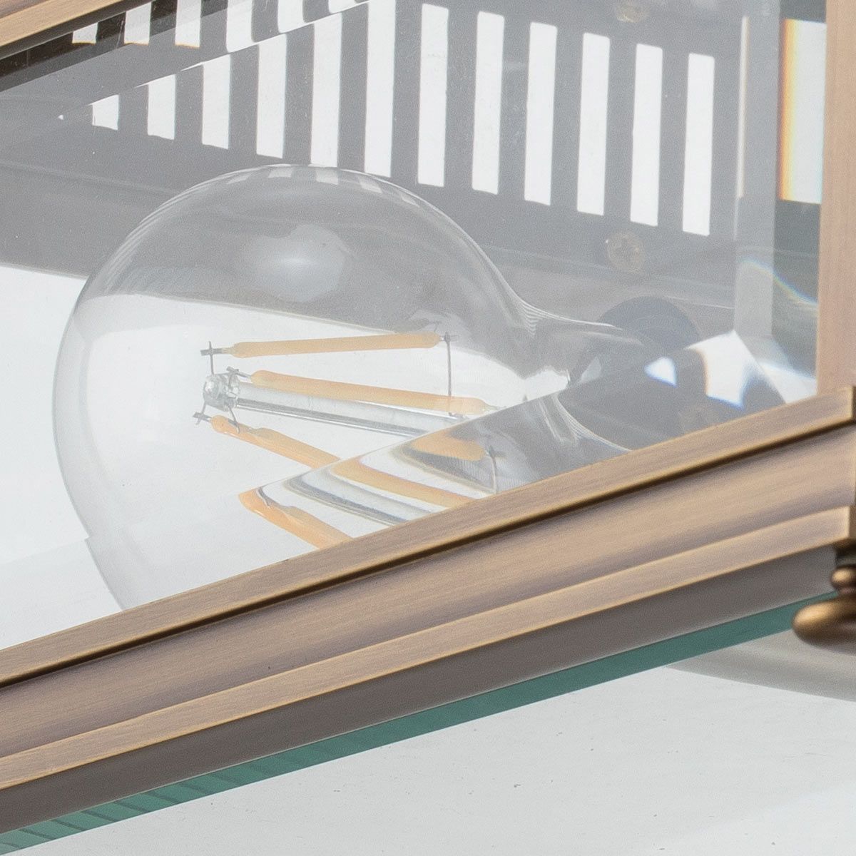Holborn 2 Light Flush Dark Bronze