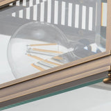 Holborn 2 Light Flush Dark Bronze
