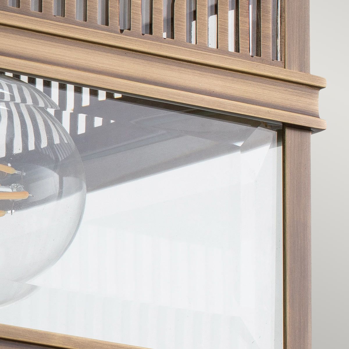 Holborn 2 Light Flush Dark Bronze