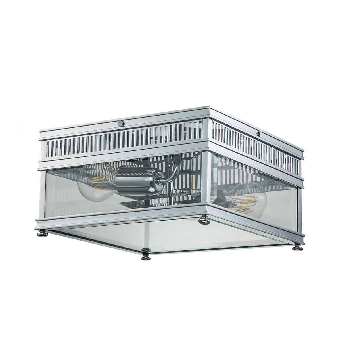 Holborn 2 Light Flush Polished Chrome