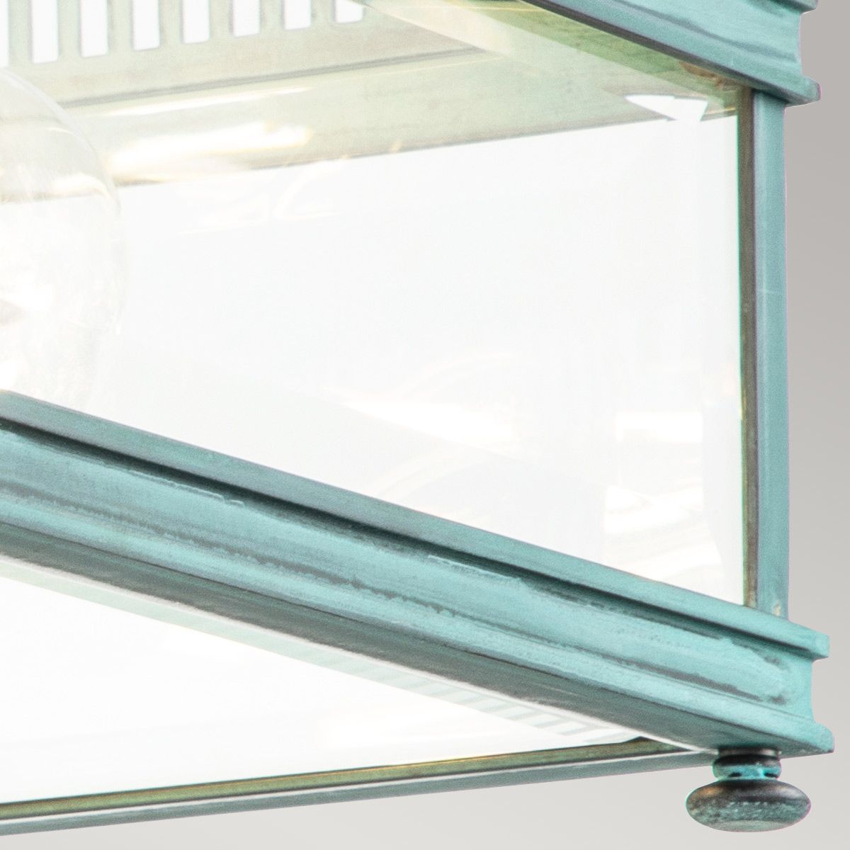 Holborn 2 Light Flush Verdigris