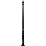 Horeb Post with door 3500mm Black (60mm spigot)