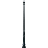 Horeb Post with door 3500mm Black (60mm spigot)