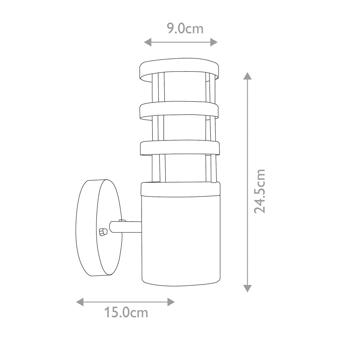 Hornbaek Contemporary Scandinavian Wall Lantern