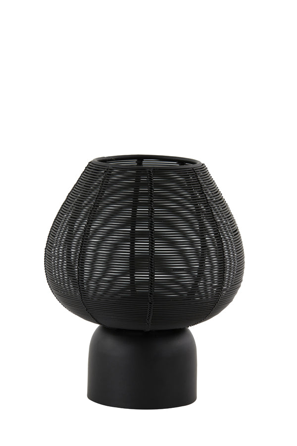 Suneko Matte Black Tealight Holder Ø17x20 cm