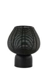 Suneko Matte Black Tealight Holder Ø17x20 cm