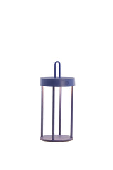 Elegant Cobalt Blue LED Table Lamp - 13x28 cm