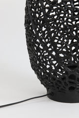 Sinula Matte Black Table Lamp 24x40 cm