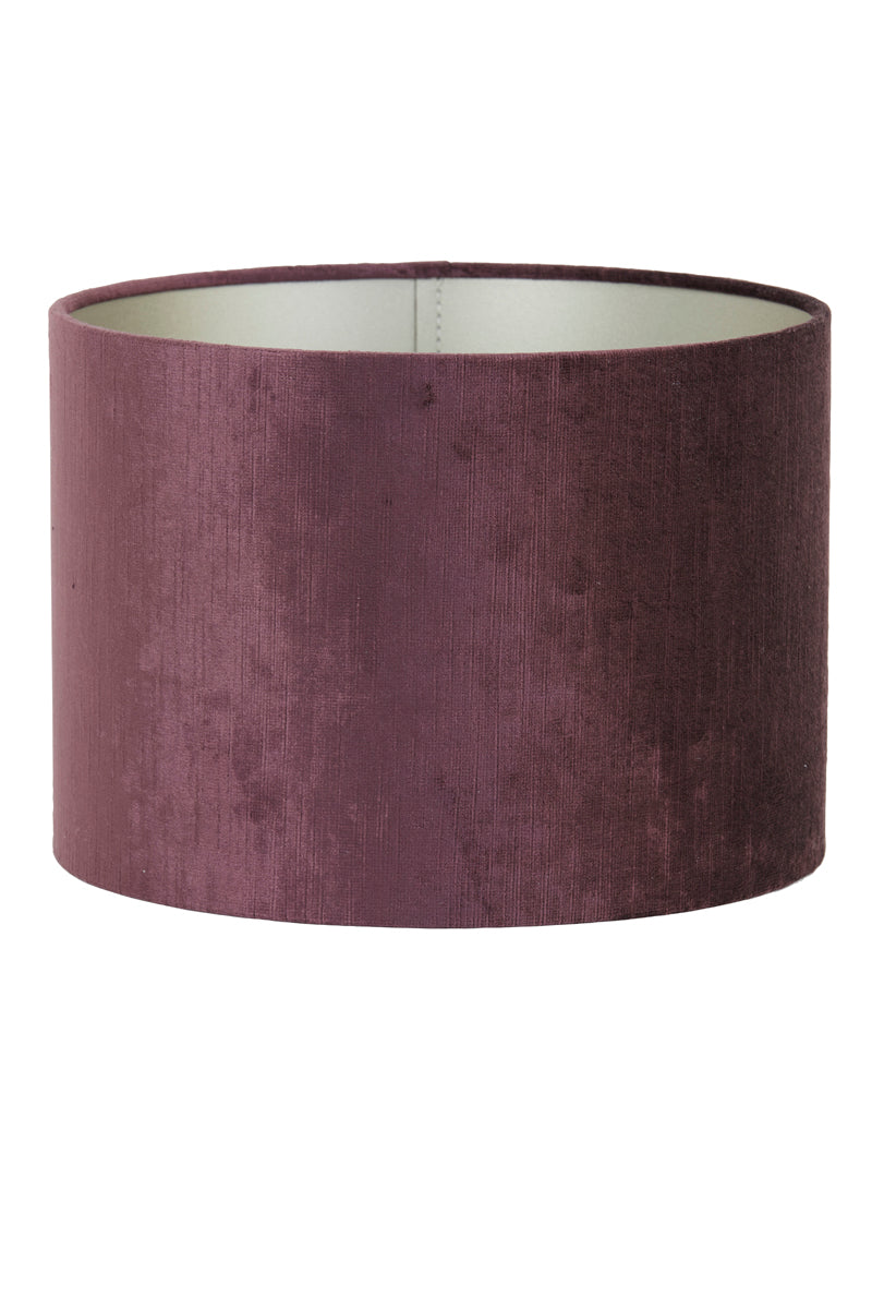 Elegant Eggplant Gemstone Cylinder Shade 20-20-15 cm