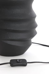 Elegant Sharon Matte Black Lamp Base 21x14x41 cm