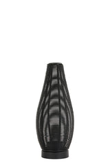 Suneka Matt Black Tealight Lantern Ø9x22 cm