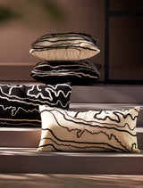 Castro Black & Beige Decorative Cushion 45x45 cm