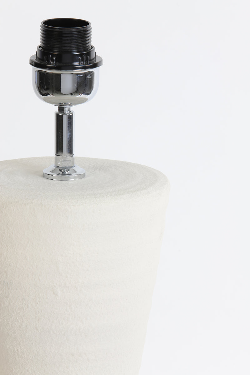 Elegant Ayla Ceramic Lamp Base in Cream - Ø22.5x61 cm