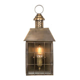 Hyde Park Brass Wall Sconce Lantern