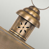 Hyde Park Brass Wall Sconce Lantern