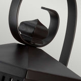 Hythe Vintage Bronze Outdoor Wall Lantern with Speckled Glass