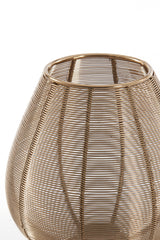 Suneko Light Gold Tealight Holder Ø19x26 cm