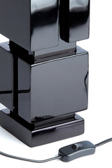 Elegant Caio Black Lamp Base, 11x11x68 cm