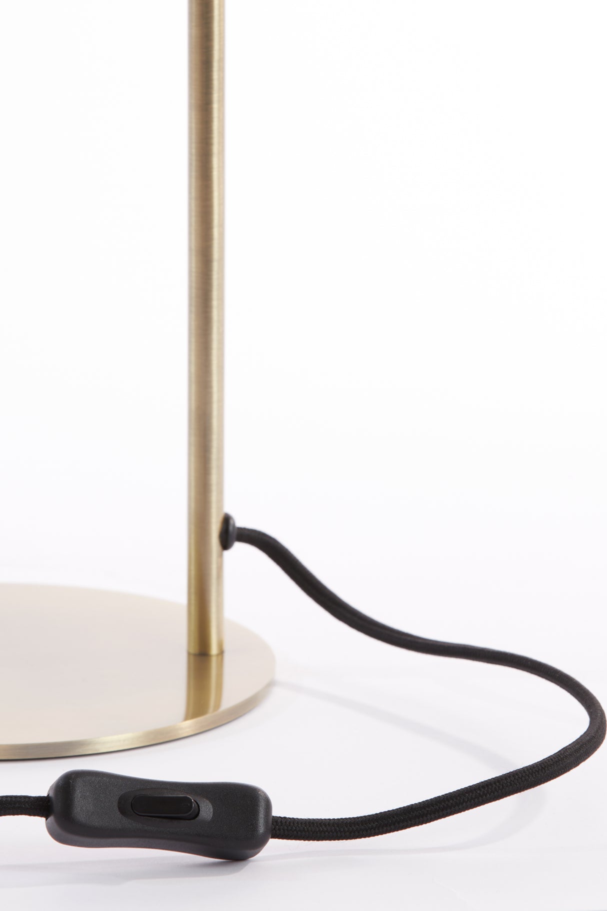 Solna Antique Bronze and Smoked Glass Table Lamp - E14, 31x22x50 cm