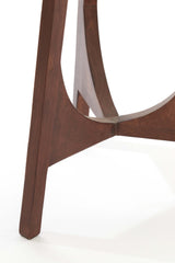 Rustic Wooden Tripod Floor Lamp, 118 cm - Troina Style
