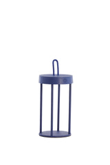 Elegant Cobalt Blue LED Table Lamp - 13x28 cm