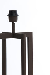 Rustic Brown Mace Lamp Stand 21x21x46 cm