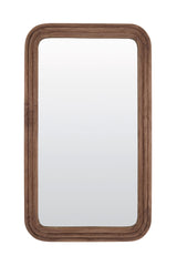 Rustic Brown Wood Framed Mirror 100x4x169 cm