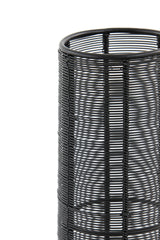 Elegant Black Table Lamp 11x39.5 cm - Lezuza Matte Finish