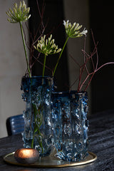 Matte Grey Finley Glass Tealight Holder Ø10x6 cm
