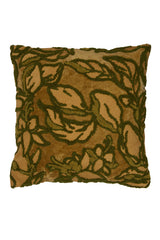 Vibrant Green and Ocher Yellow Cushion 45x45 cm - Cavazzo Design