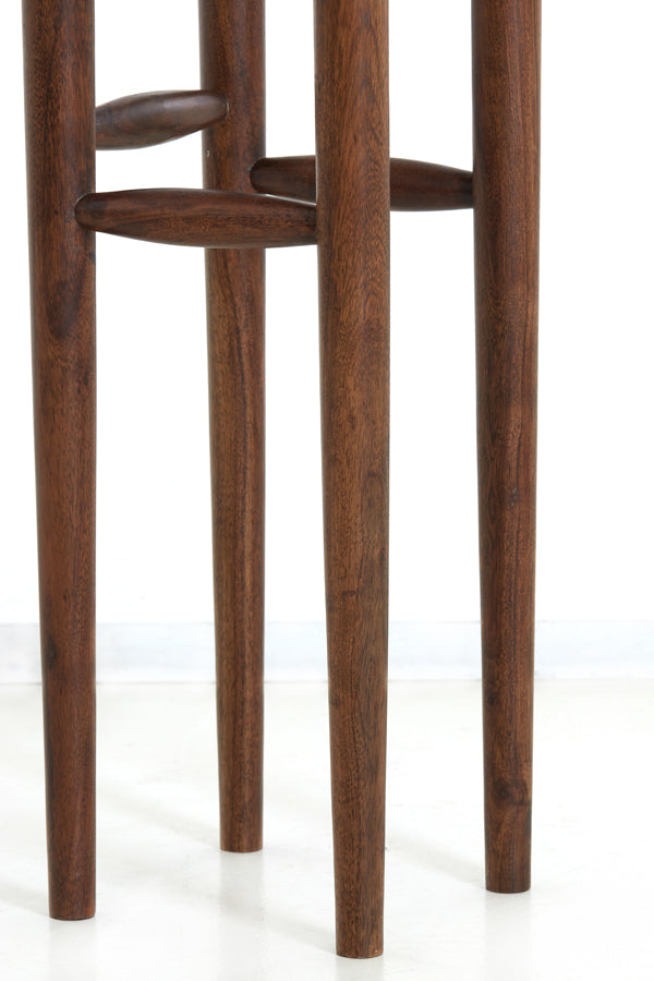 Acacia Wood Pedestal 42x42x100 cm – Qiano Collection