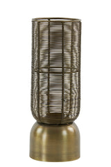 Antique Bronze Hurricane Candle Holder Ø11x29 cm Lezuza