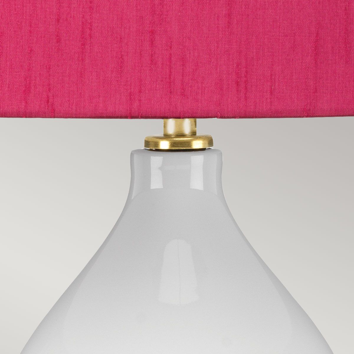 Isla 1 Light Table Light Aged Brass, White, Pink