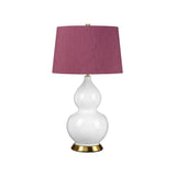 Isla 1 Light Table Light Aged Brass, White, Purple