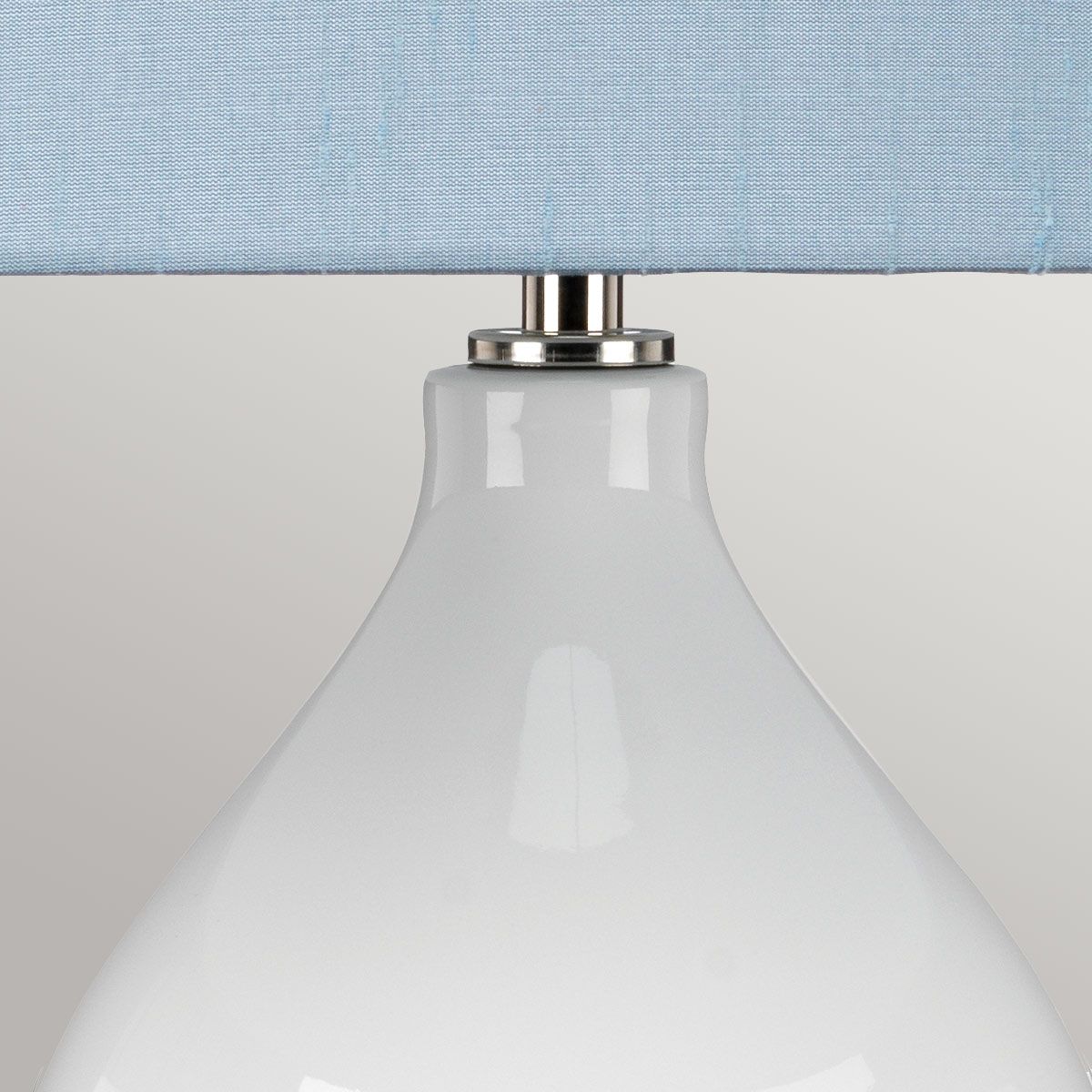 Isla 1 Light Table Light Polished Nickel, White, Blue