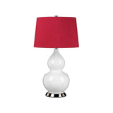 Isla 1 Light Table Light Polished Nickel, White, Red