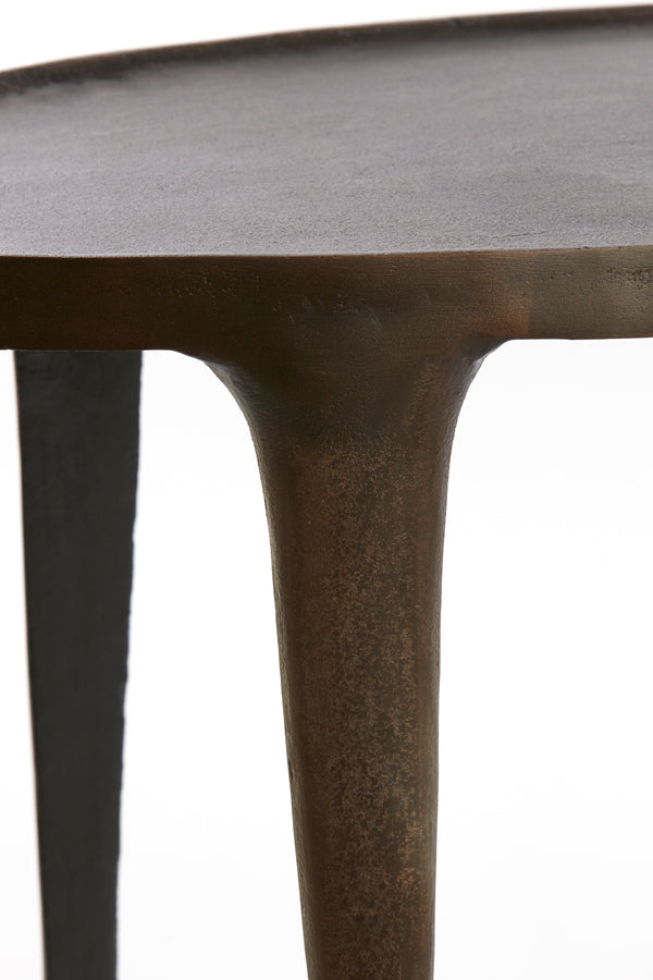 Elegant Arica Console 110x43x80 cm in Rich Dark Brown Finish