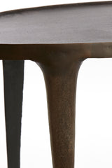 Elegant Arica Console 110x43x80 cm in Rich Dark Brown Finish