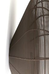 Rustic Modern Pendant Lamp - Matt Dark Brown Finish