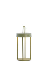 Olive Green LED Table Lamp Ø13x28 cm - Isalo Collection