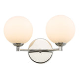 Izzy 2 Light Wall Light Polished Chrome Frame Only
