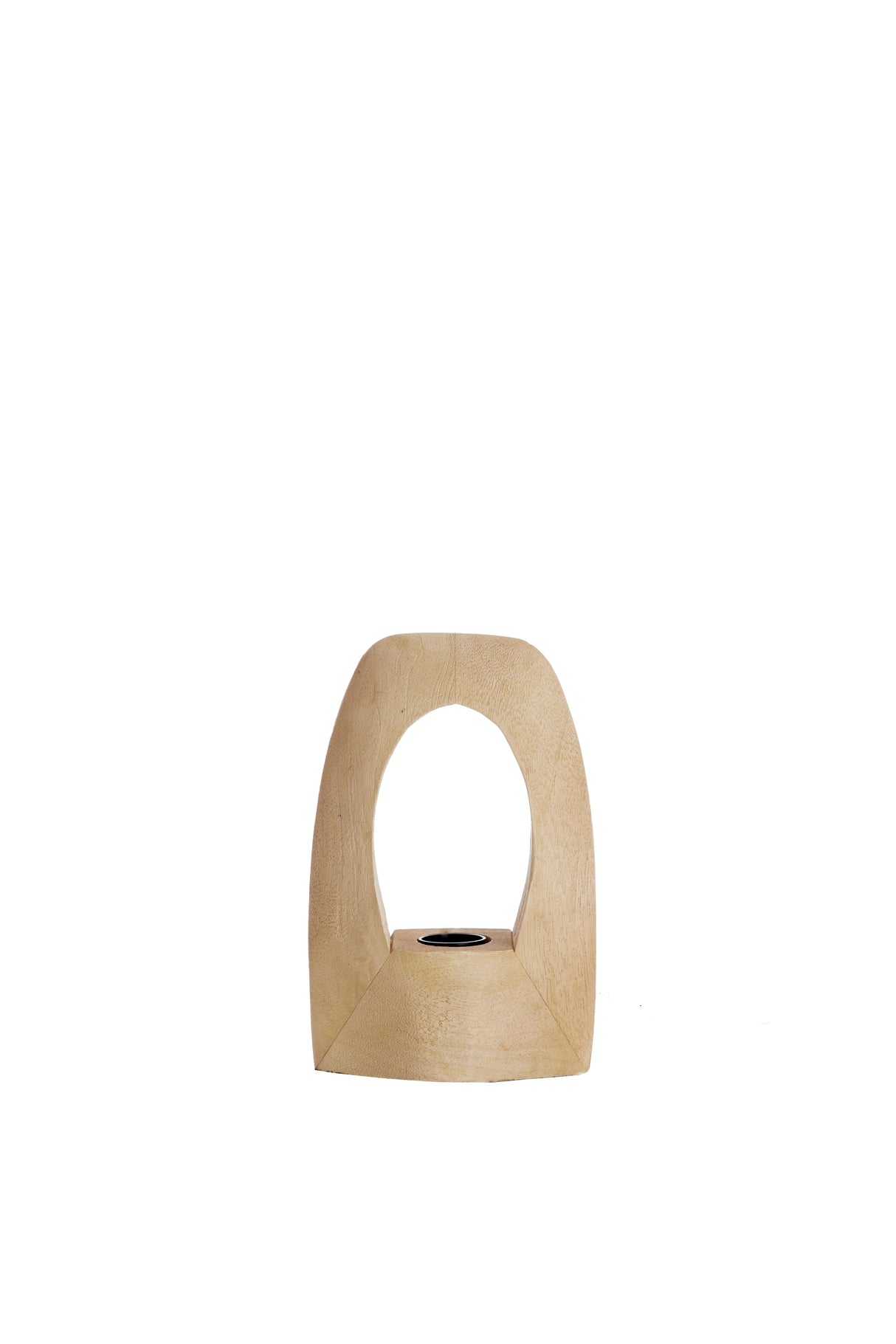 Rustic Carini Natural Wooden Table Lamp - 17x8x25 cm