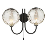 Jared 2 Light Wall Light Matt Black Bracket Only