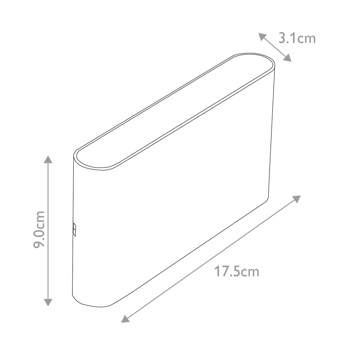 Futuristic High-Tec JensLED Exterior Wall Light