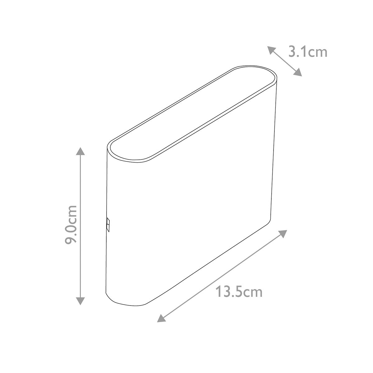 JensLED Modern Exterior Wall Light