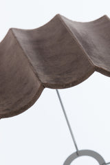 Velvet Dark Brown Cylindrical Shade - 25x40 cm Disli Design